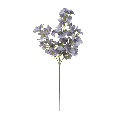 Hortenzia - vetvička 60 cm grey/blue K348